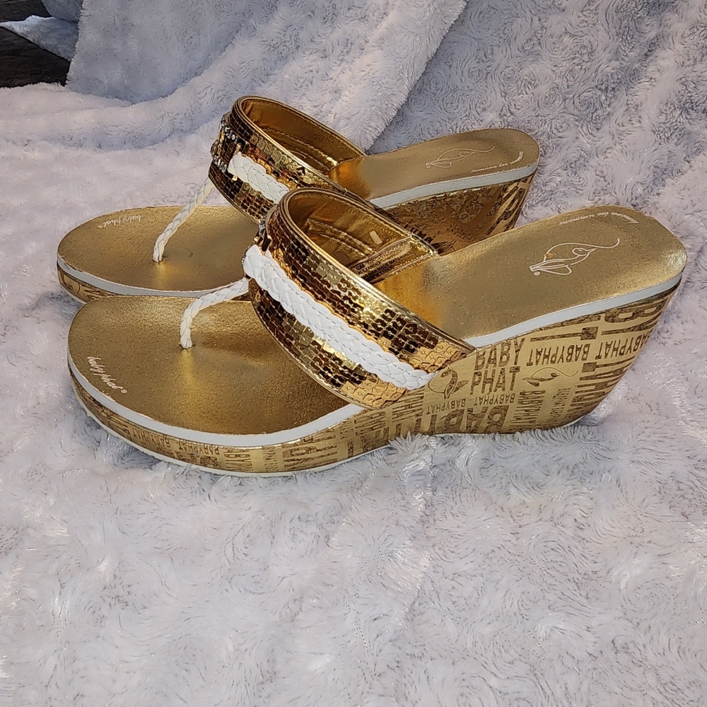 Baby Phat wedge shoes